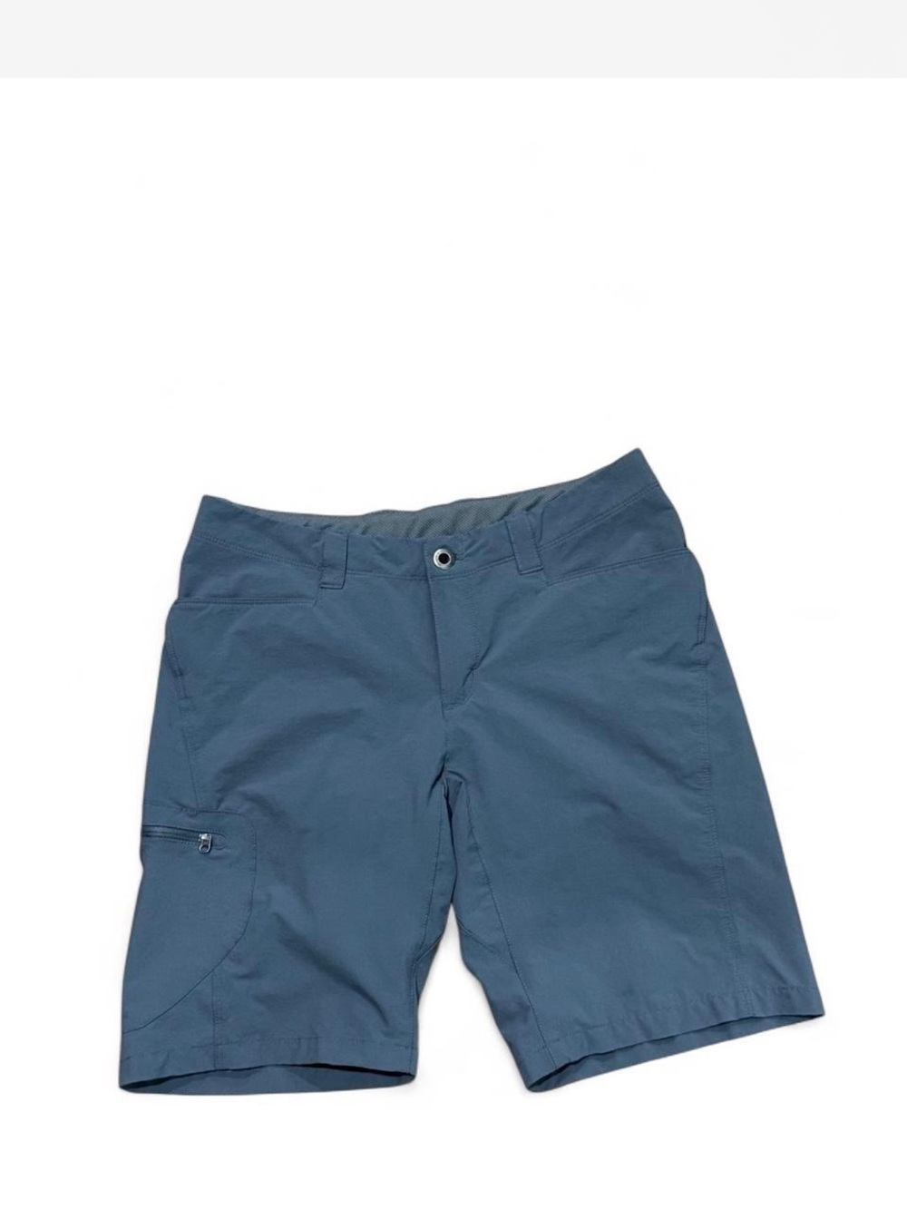 Womens Casual Blue Utility Shorts